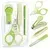 Детский маникюрный набор LELIK&trade; SweetTrim Baby 4in1, безопасный уход за ногтями младенца, зеленый 4014300 фото