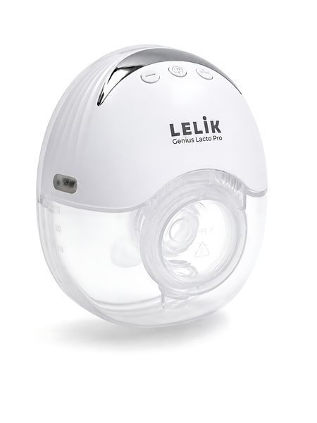 Молокоотсос электрический беспроводной LELIK&trade; Genius Lacto Pro 210 ml ультратихий и портативный, свободные руки, белый 4014720 фото