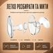 Молокоотсос электрический беспроводной LELIK&trade; Genius Lacto Pro 210 ml ультратихий и портативный, свободные руки, белый 4014720 фото 11