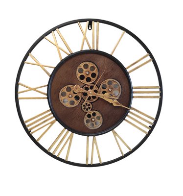 Часы настенные дизайнерские креативные GEARS M1 / 60 x 60 см 4018377 фото
