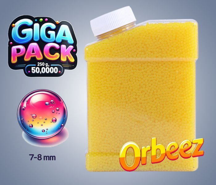 Орбізи, гідрогель, гідрогелеві кульки Orbeez 7-8 мм Giga Pack 50000 шт. 4013532 фото