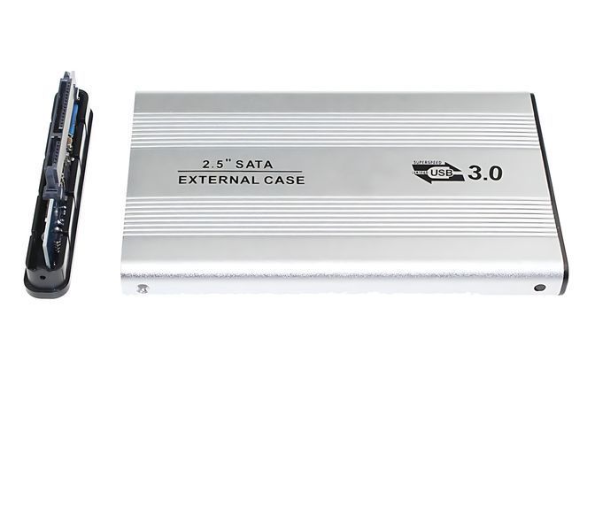 Внешний карман переходник USB 3.0 для SSD/HDD диска SATA III 2.5&rdquo;, Rocketek, серебристый 4018674 фото