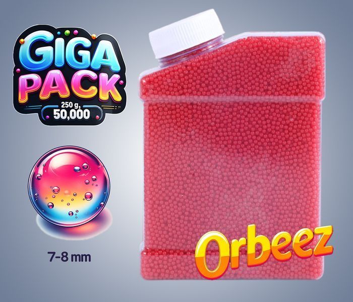 Орбізи, гідрогель, гідрогелеві кульки Orbeez 7-8 мм Giga Pack 50000 шт. 4013532 фото