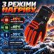 Рукавицы с подогревом, перчатки на аккумуляторах Herobiker A1, 3 режима, 4000 мА/час, черный 4018285 фото 4