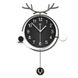 Годинник настінний дизайнерський з маятником Deer Horns JT22100 / 38x56см 4018261 фото 1