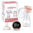 Молоковідсмоктувач електричний LELIK&trade; Pure Lacto з функцією масажу та стимуляцією лактації, рожевий 4013860 фото