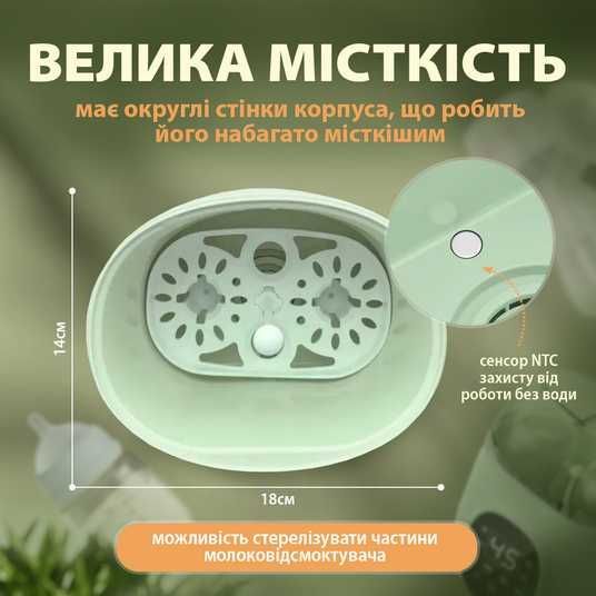 Купити підігрівач-стерилізатор LELIK VELLY на 2 пляшечки | LELIK.ua