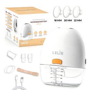 Молоковідсмоктувач акумуляторний LELIK&trade; Ultra Slim, електричний компактний для мам 4018186 фото