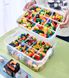 Ящик-органайзер для хранения деталей конструктора LEGO, зеленый 4018476 фото 9