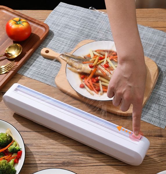 Кухонний диспенсер, тримач для харчової плівки з відрізним ножем 4018780 фото