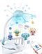 Мобиль детский на кроватку аккумуляторный с проектором NeoBaby, музыкальная детская карусель 3 в 1 для кроватки, розовый 4013549 фото 8