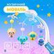 Мобиль детский на кроватку аккумуляторный с проектором NeoBaby, музыкальная детская карусель 3 в 1 для кроватки, розовый 4013549 фото 2