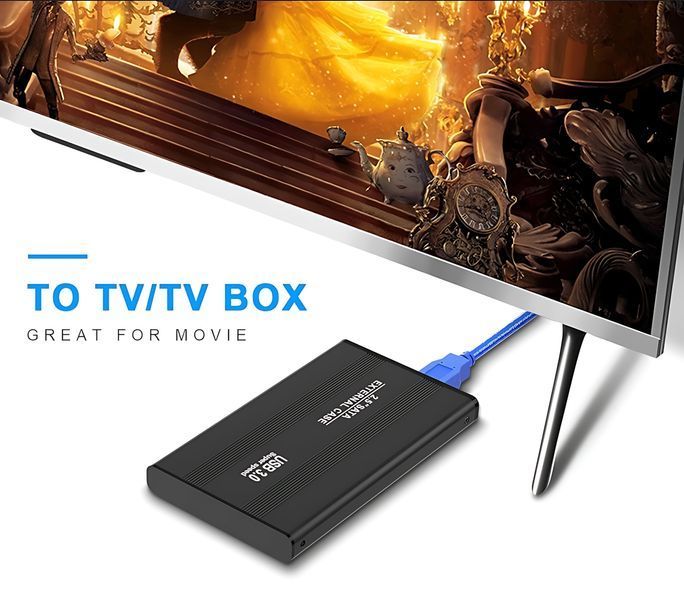 Внешний карман переходник USB 3.0 для SSD/HDD диска SATA III 2.5&rdquo;, Rocketek, чёрный 4019343 фото
