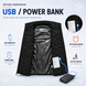 Жилет с подогревом, USB-порт, 9 зон подогрева, от PowerBank, размер 5XL 4018711 фото 6