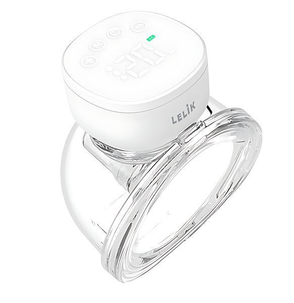 Молокоотсос электрический аккумуляторный, легкий и компактный LELIK&trade; Comfort Care с режимом массажа, белый 4013457 фото
