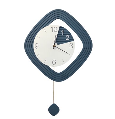 Годинник настінний дизайнерський з маятником JT2156, безшумний механізм / 45x70 см 4013303 фото