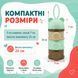 Портативний контейнер для дитячої суміші на 3 секції, розбірний дозатор для сухого харчування 4014690 фото 12