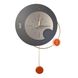 Годинник настінний дизайнерський з маятником SOFT SKIN, безшумний механізм  JT22217 / 40x56 см 4013310 фото 1