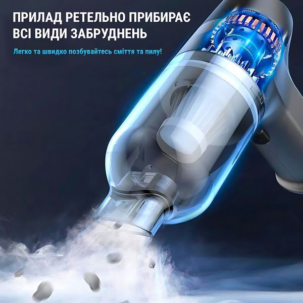 Акумуляторний пилосос для авто SUITU ST-6650Pro 12000 Па, бездротовий, 4000 mAh, з видуванням 4013785 фото