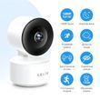 Видеоняня LELIK&trade; Baby Guard Wi-Fi камера 3MP FHD с углом обзора 355&deg; и ночным видением, белый, Двусторонняя связь
