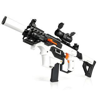 Іграшковий дитячий автомат-кулемет VICTOR SBL-06A на м&rsquo;яких кулях, бластер із прицілом, акумуляторний 4014225 фото